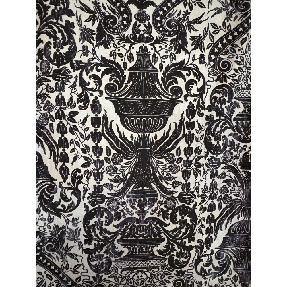 MM.LaFleur Baroque Print Midi Shift Dress Print Black White +1 1X - Picture 3 of 9